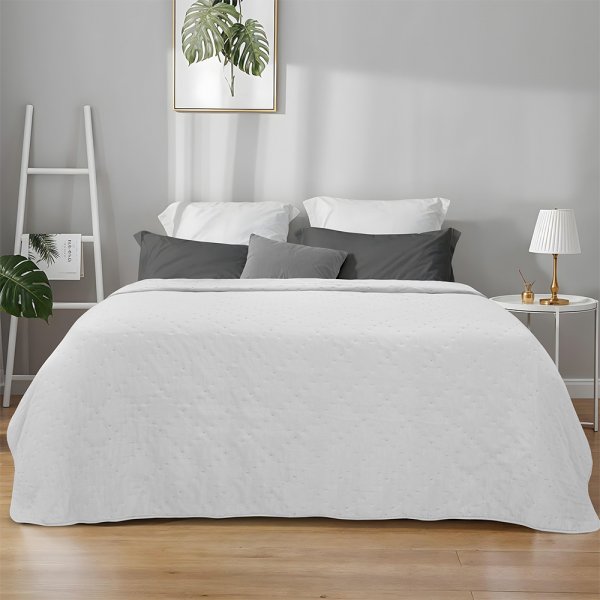 Κουβερλί Μονό Lipe Off White Lino Home