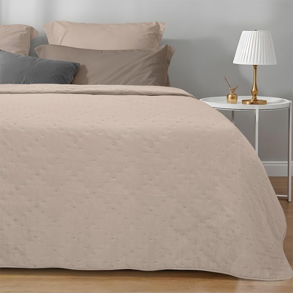 Κουβερλί Μονό Lipe Pink Lino Home