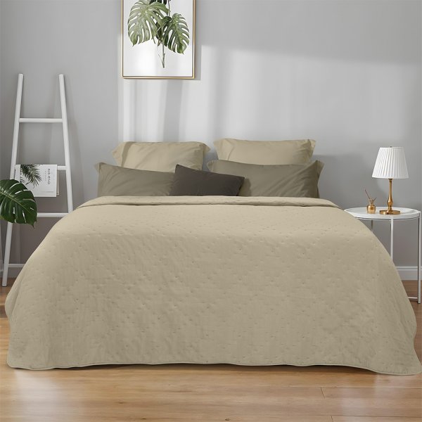Κουβερλί Μονό Lipe Beige Lino Home