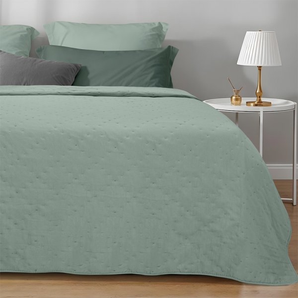 Κουβερλί Υπέρδιπλο Lipe Green Lino Home