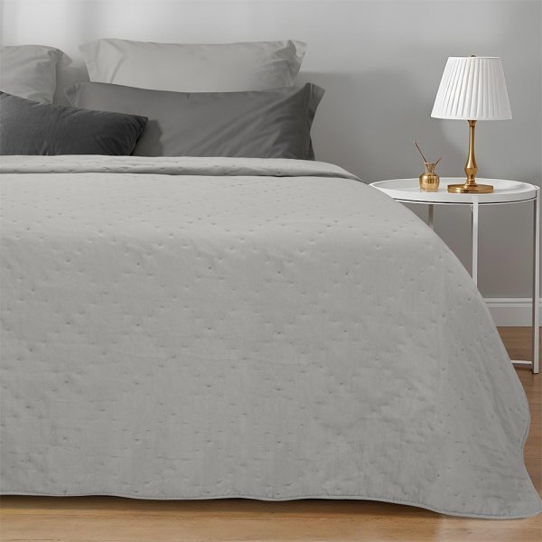 Κουβερλί Υπέρδιπλο Lipe Gray Lino Home
