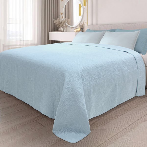 Κουβερλί Υπέρδιπλο Ligero Ciel Lino Home