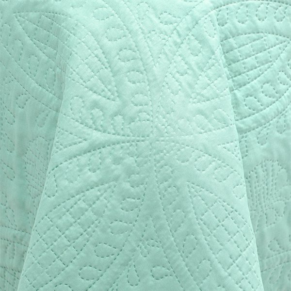 Κουβερλί Υπέρδιπλο Ligero Mint Lino Home