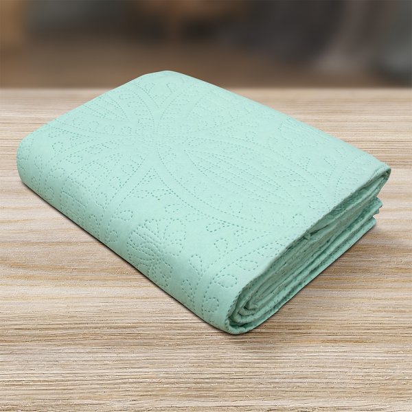 Κουβερλί Υπέρδιπλο Ligero Mint Lino Home