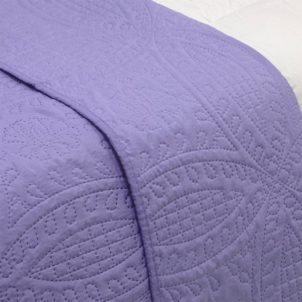 Κουβερλί Υπέρδιπλο Ligero Violet Lino Home