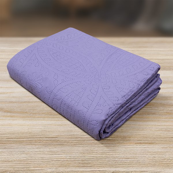 Κουβερλί Υπέρδιπλο Ligero Violet Lino Home