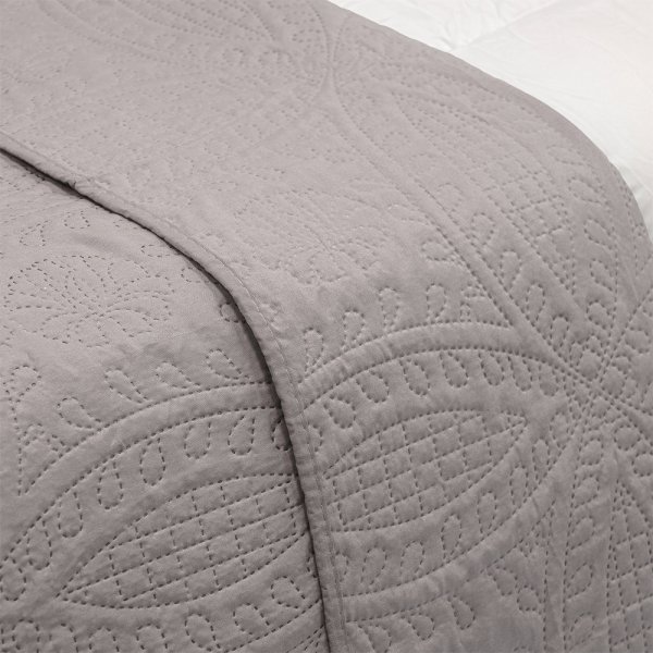 Κουβερλί Υπέρδιπλο Ligero Dark Lilac Lino Home