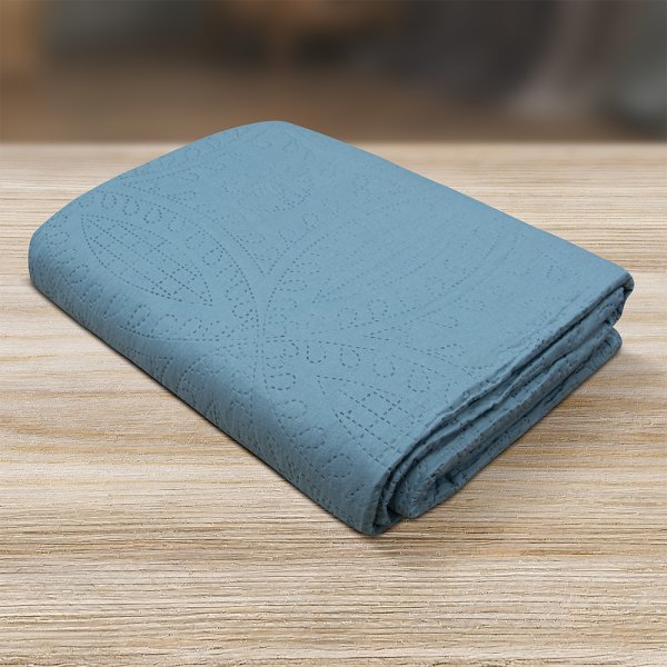 Κουβερλί Υπέρδιπλο Ligero Light Petrol Lino Home