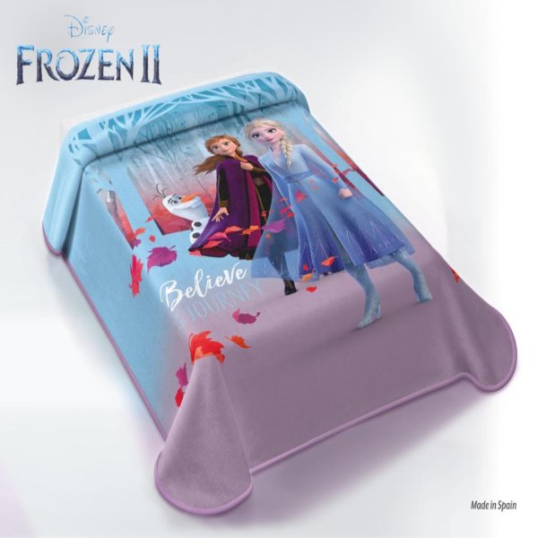 Κουβέρτα Βελουτέ Μονή Frozen Disney Belpla