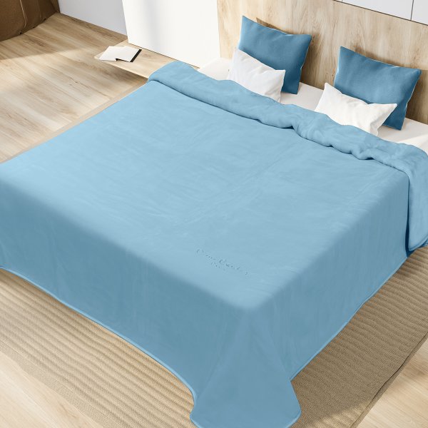 Κουβέρτα Βελουτέ Υπέρδιπλη 545/3 Light Blue Pierre Cardin