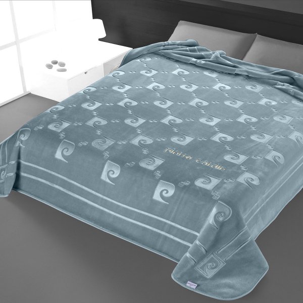 Κουβέρτα Βελουτέ Υπέρδιπλη Nancy 654/21 Pierre Cardin