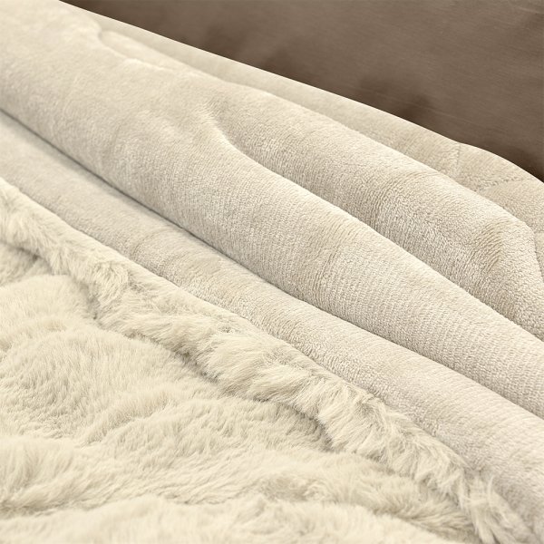 Κουβερτοπάπλωμα Υπέρδιπλο Conilio Ecru Lino Home