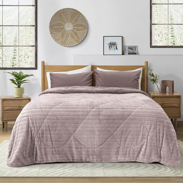 Κουβερτοπάπλωμα Υπέρδιπλο Stacy Lilac Lino Home