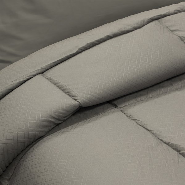 Πάπλωμα Μονό Colcha Gray Lino Home