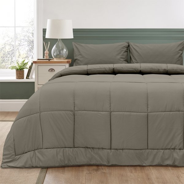 Πάπλωμα Μονό Colcha Gray Lino Home