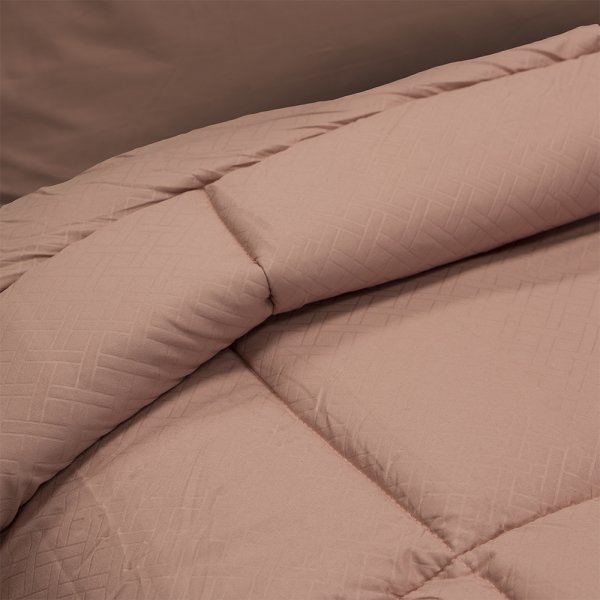 Πάπλωμα Μονό Colcha Blush Lino Home