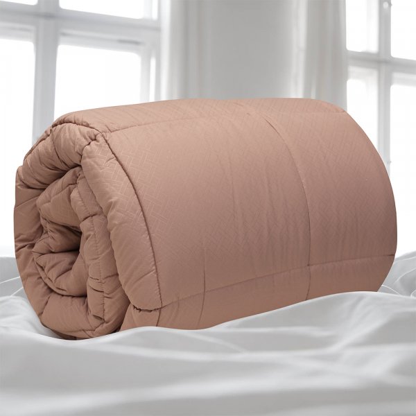 Πάπλωμα Μονό Colcha Blush Lino Home