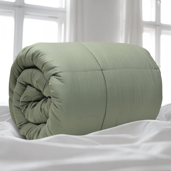 Πάπλωμα Υπέρδιπλο Colcha Mint Lino Home