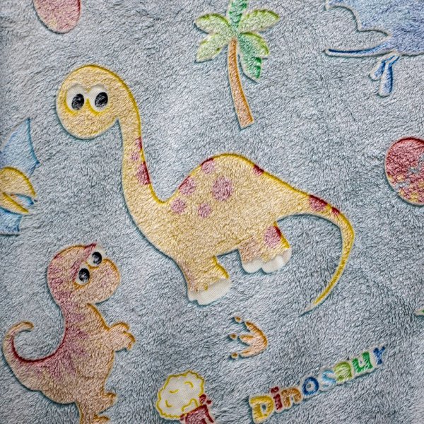 Φωσφοριζέ Κουβερτοπάπλωμα Μονό Volcano Gray-Ciel Lino Home