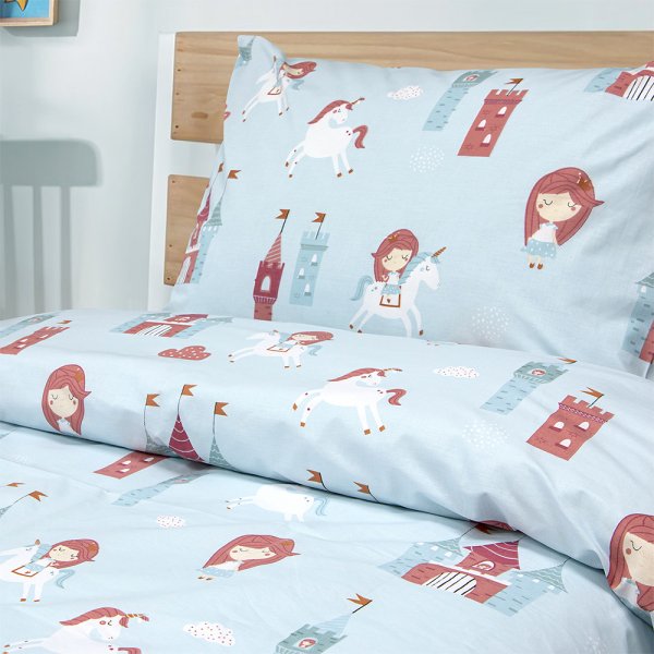 Σετ Πάπλωμα Μονό Cloud Kingdom Mint Lino Home