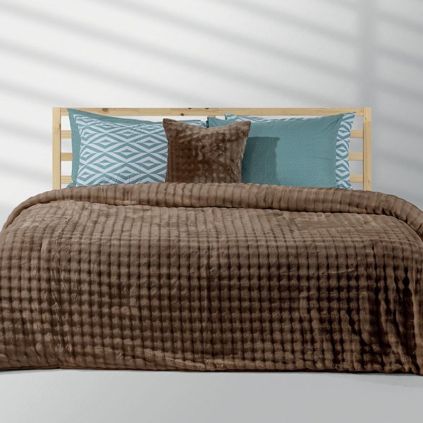 Κουβερτοπάπλωμα Ημίδιπλο Kvall Μπεζ Lino Home