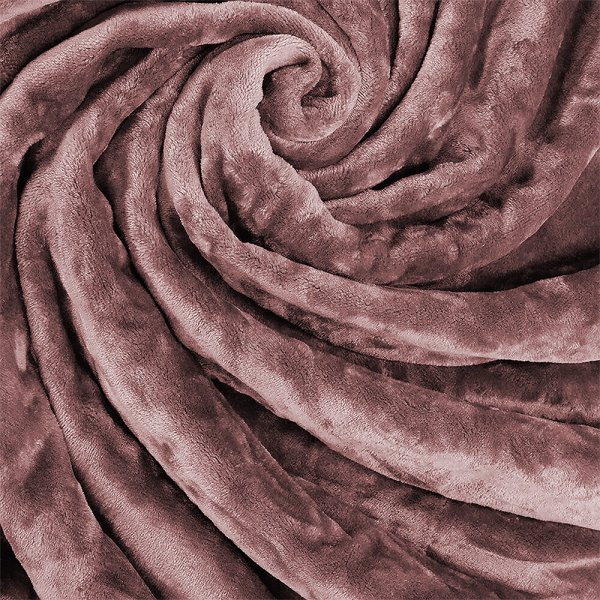 Κουβέρτα Βελουτέ Υπέρδιπλη Vellut Eng Rose Lino Home