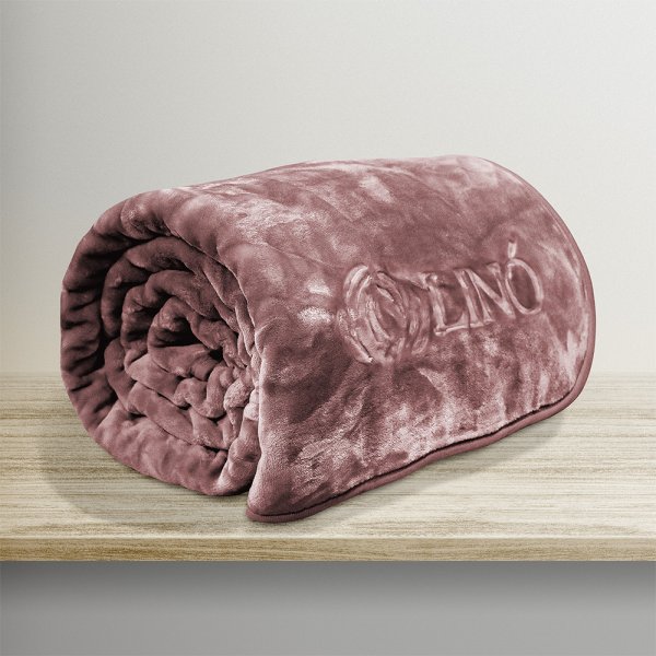Κουβέρτα Βελουτέ Υπέρδιπλη Vellut Eng Rose Lino Home