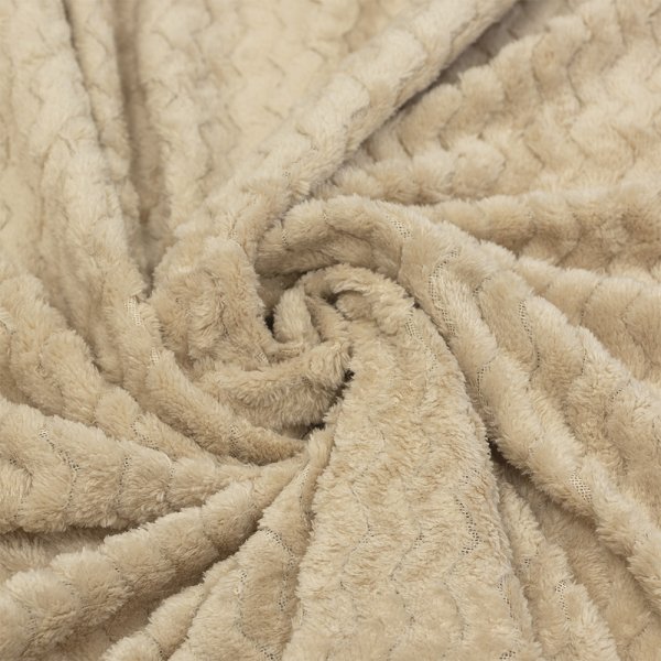 Κουβέρτα Fleece Υπέρδιπλη Pelusa Beige Lino Home