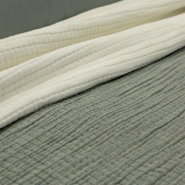 Κουβερτόριο Υπέρδιπλο Lasy Khaki Lino Home