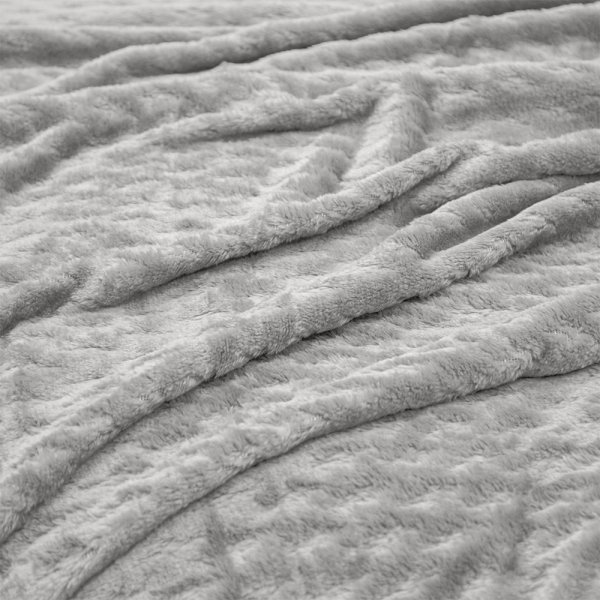 Κουβέρτα Fleece Υπέρδιπλη Lofti Ασημί Lino Home
