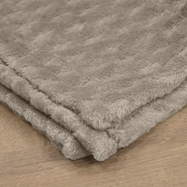 Κουβέρτα Fleece Υπέρδιπλη Lofti Taupe Lino Home