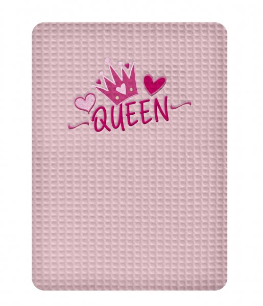 Κουβέρτα Πικέ Λίκνου Queen Pink Adam Home