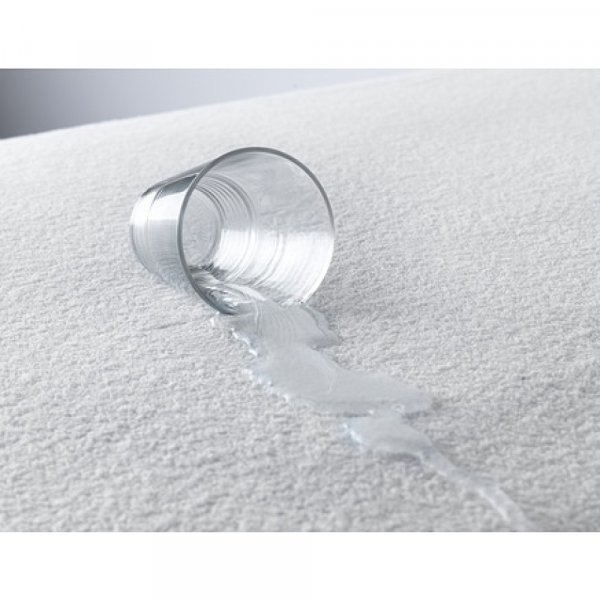 Κάλυμμα Στρώματος Αδιάβροχο Ημίδιπλο White Lino Home