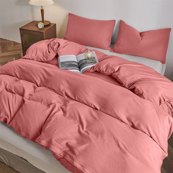 Σετ Σεντόνια Υπέρδιπλα Moderna Coral Lino Home