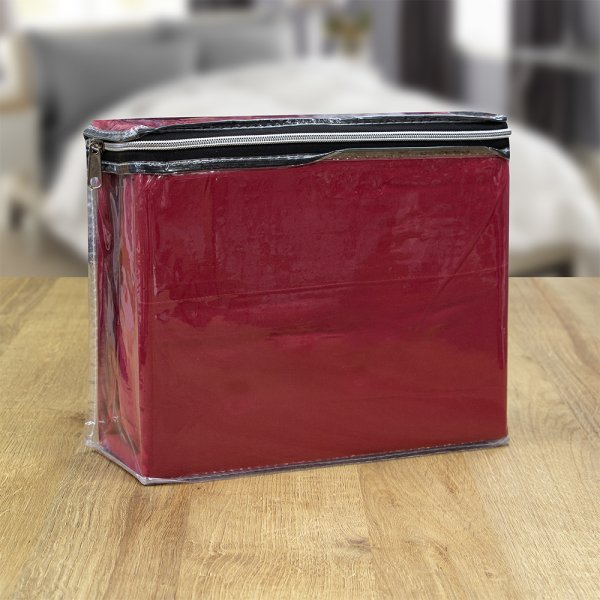 Σετ Σεντόνια Γίγας Silente Cherry Lino Home