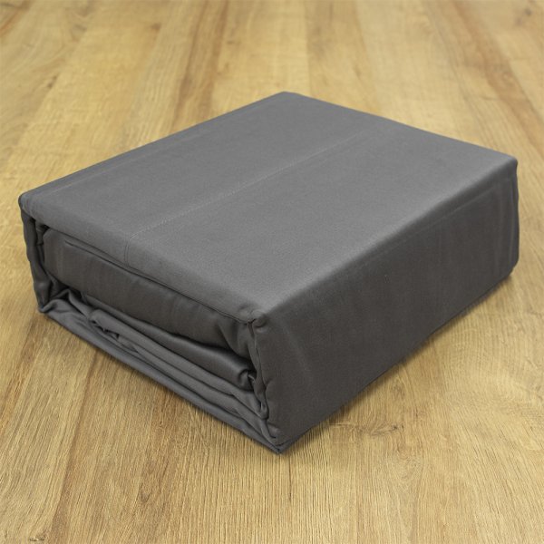 Σετ Σεντόνια Γίγας Silente Dark Gray Lino Home