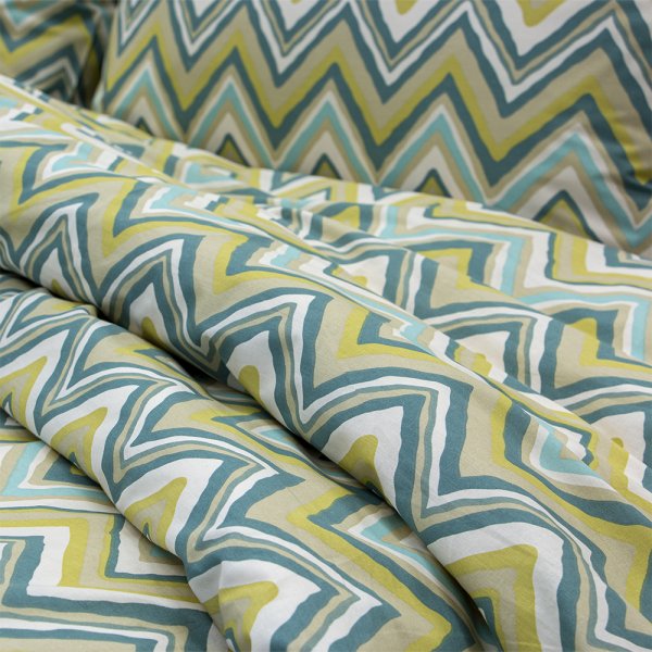 Σετ Σεντόνια Μονά Flots Πετρόλ Lino Home