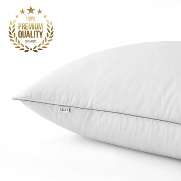 Μαξιλάρι Ύπνου Colcha White Medium Lino Home