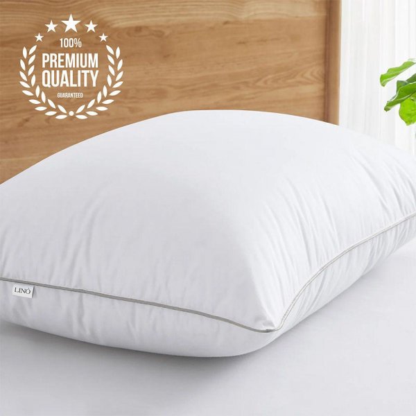 Μαξιλάρι Ύπνου Colcha White Medium Lino Home