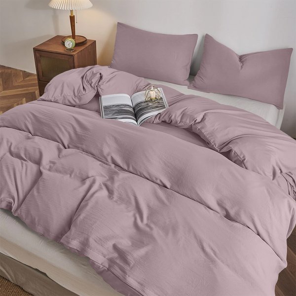 Παπλωματοθήκη Υπέρδιπλη Moderna Amethyst Lino Home