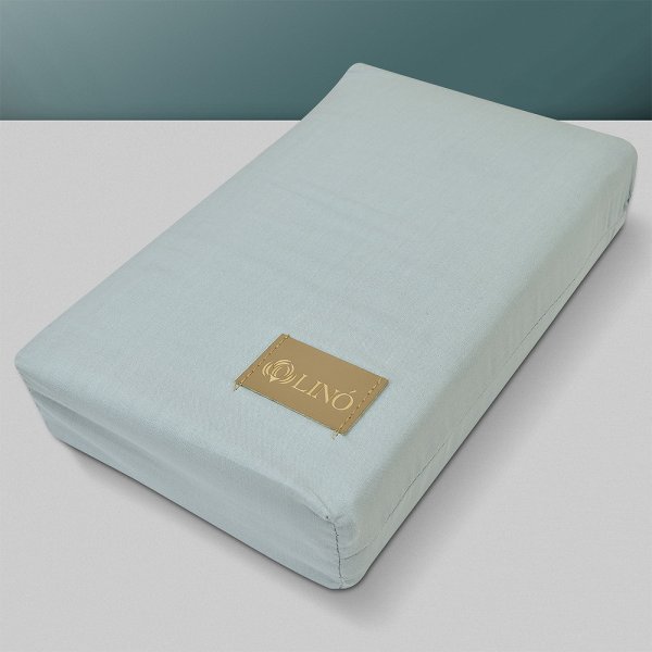 Παπλωματοθήκη Μονή Moderna Mint Lino Home