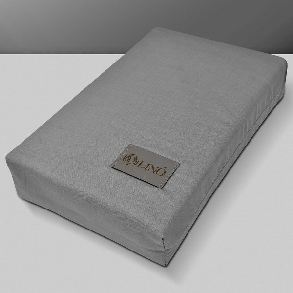 Παπλωματοθήκη Μονή Moderna Dark Gray Lino Home