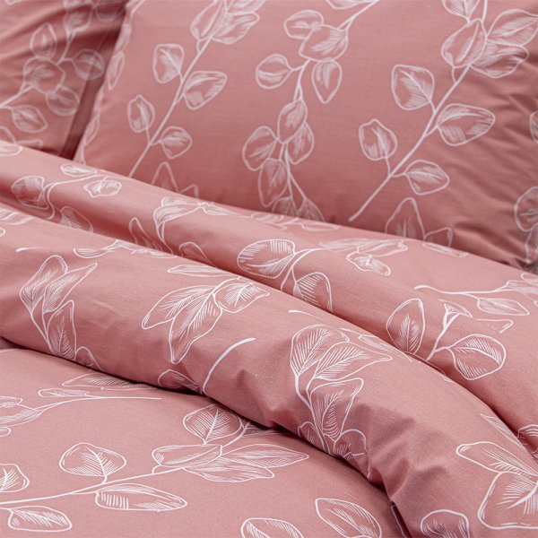 Σετ Παπλωματοθήκη Μονή Dejar Ροζ Lino Home