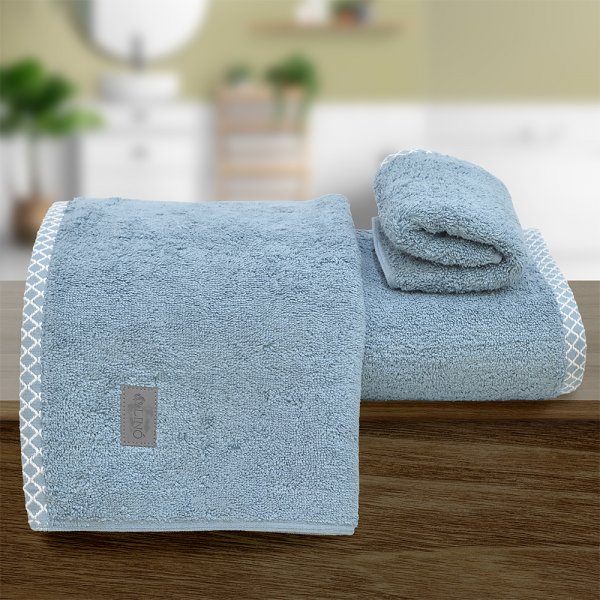 Πετσέτα Χεριών Marley Denim Lino Home