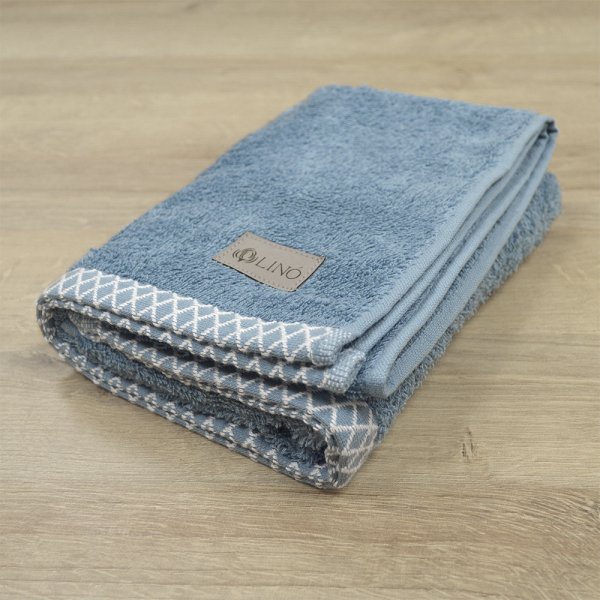 Πετσέτα Προσώπου Marley Denim Lino Home