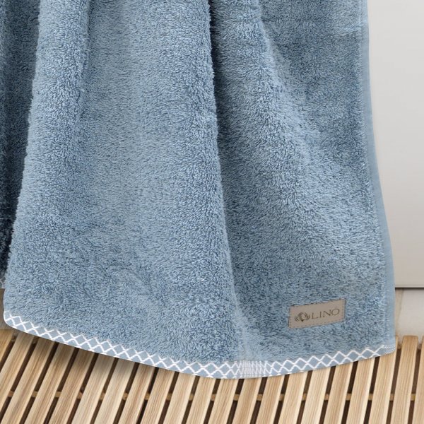 Πετσέτα Σώματος Marley Denim Lino Home