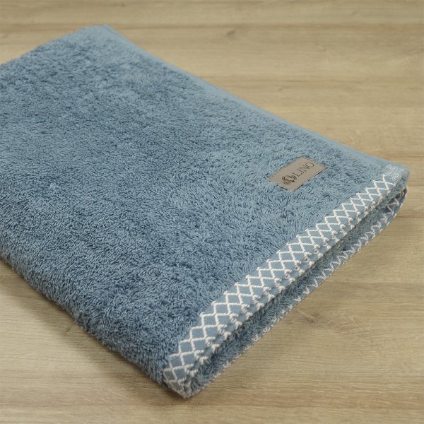 Πετσέτα Σώματος Marley Denim Lino Home