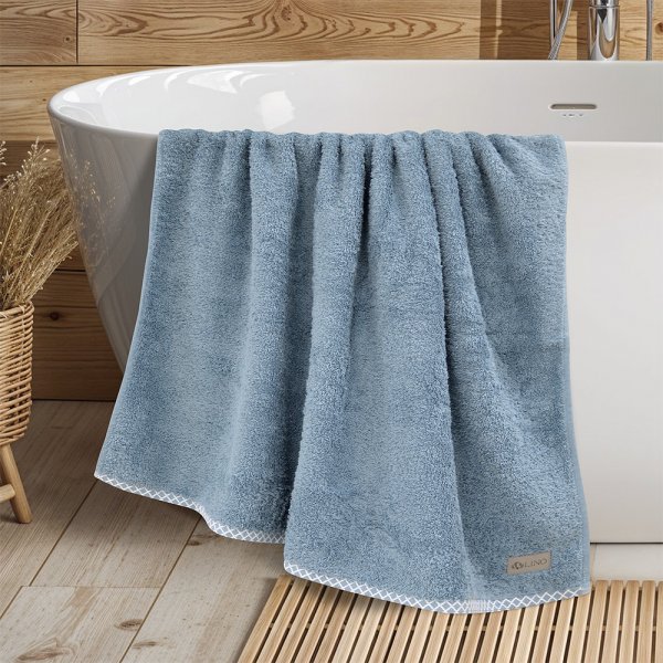 Πετσέτα Σώματος Marley Denim Lino Home