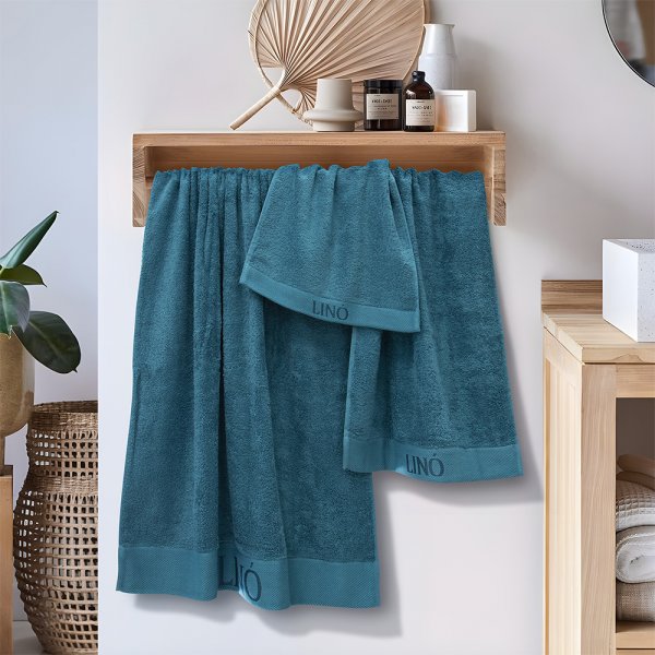 Πετσέτα Χεριών Brandy Petrol Lino Home