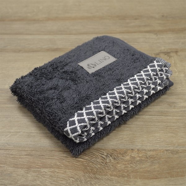 Πετσέτα Χεριών Marley Ανθρακί Lino Home